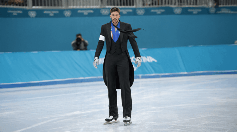 Driedelig schaatspak stijlvol maar onvoldoende aërodynamisch