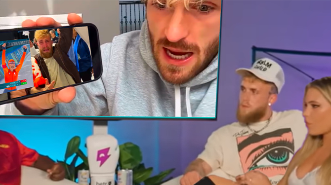 Kijk hoe Jutta Leerdam reageert op reactie Jake Paul op reactie Logan Paul op actie Leerdam