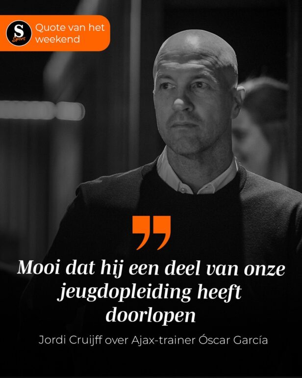 De Speld Sport Quote van het Weekend: Jordi Cruijff over Ajax-trainer Óscar García