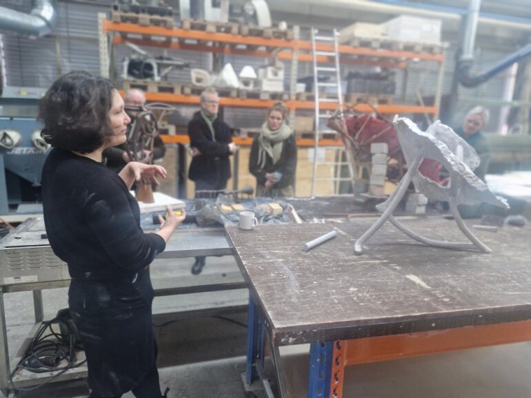 Een kijkje in het atelier van nieuw ‘Hup Hup’ kunstwerk Kattendans