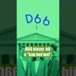 Single ‘D66 stemmer’. Heeft u gestemd op D66 vorige week? Kijk dan deze video, u moet dit horen