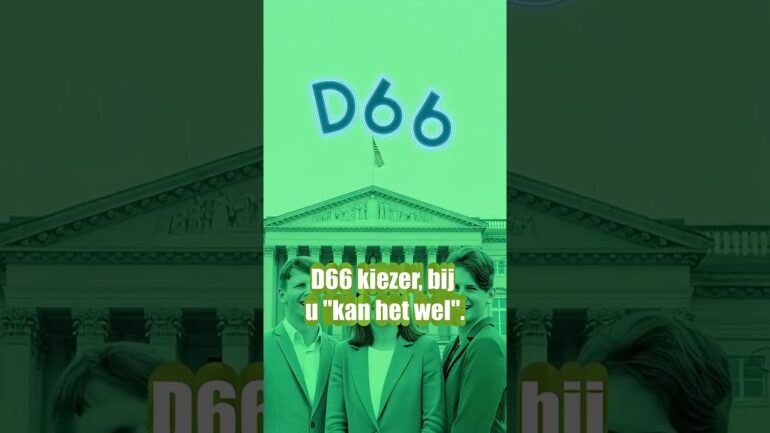 Single ‘D66 stemmer’. Heeft u gestemd op D66 vorige week? Kijk dan deze video, u moet dit horen
