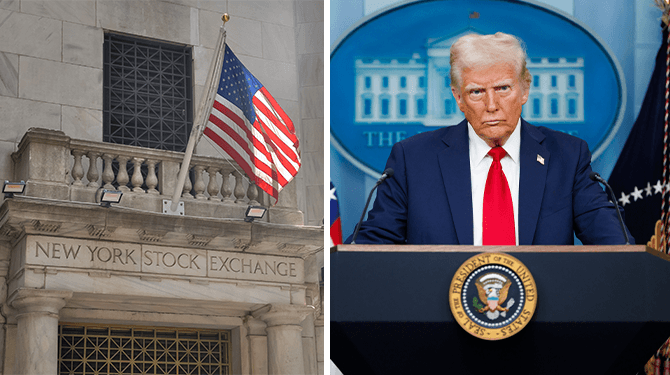 Trump dreigt Wall Street te bombarderen als beurzen blijven zakken