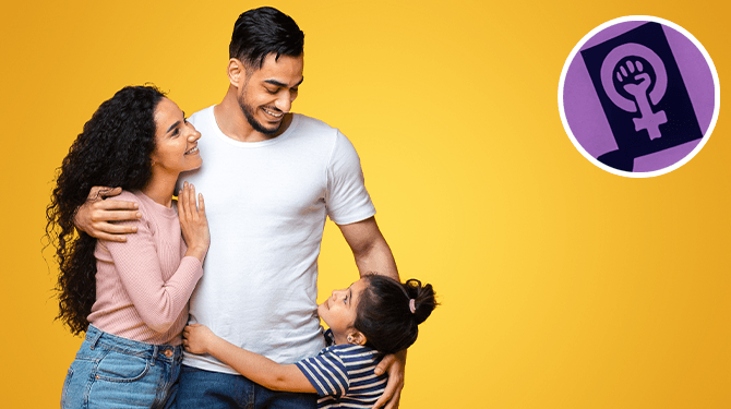 Man heeft echt wel respect voor vrouwen want hij bezit er zelf één