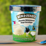Ben & Jerry’s introduceert ijs met envelopplakrand-smaak