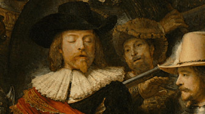 Kunsthistorici ontdekken dat Rembrandt De Nachtwacht opnieuw moest schilderen omdat één schutter net zijn ogen dicht had