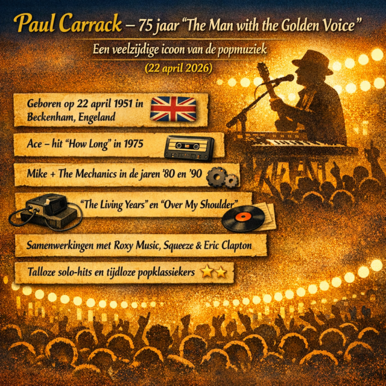 Paul Carrack – 75 jaar vakmanschap in soul, pop en rock (22 april 2026)