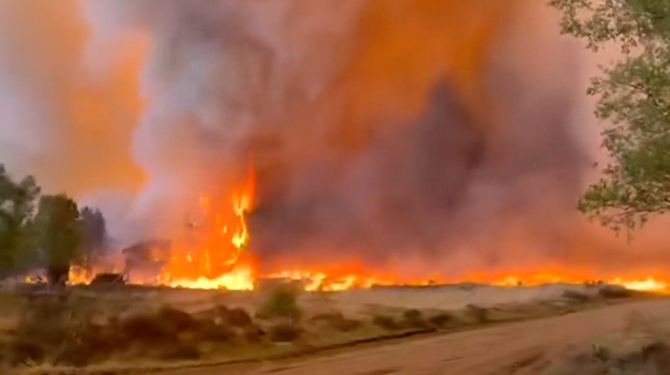Probleembrand gespot op Veluwe
