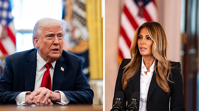 Trump ontslaat Melania