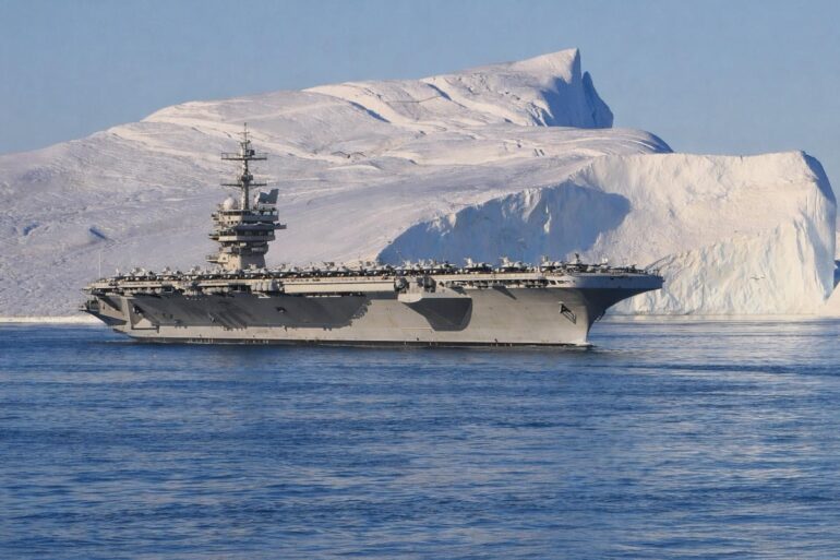 Iran legt uit voorzorg vliegdekschip voor de kust van Groenland