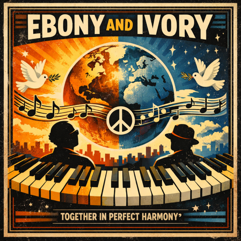 Wereldhit Ebony and Ivory