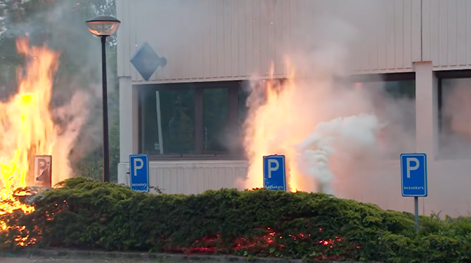 Brandstichters AZC krijgen gelijk: Loosdrecht inderdaad onveiliger geworden
