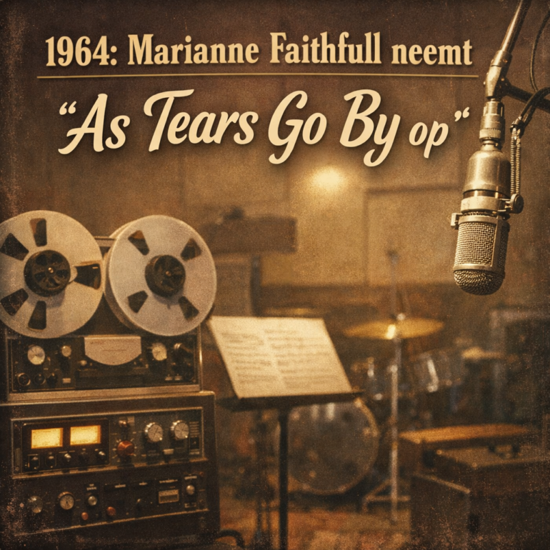 1964: Marianne Faithfull neemt “As Tears Go By” op