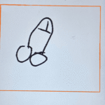 Pakketpunt accepteert getekend piemeltje als handtekening