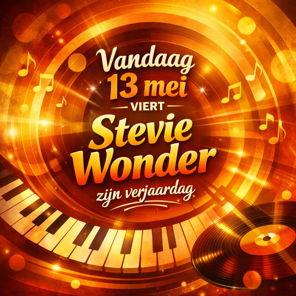 Stevie Wonder – verjaardag van een muzikale alleskunner (13 mei 1950)