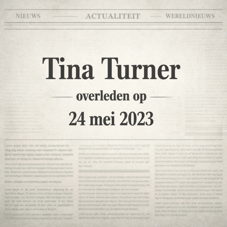 Tina Turner – De koningin van rock en soul