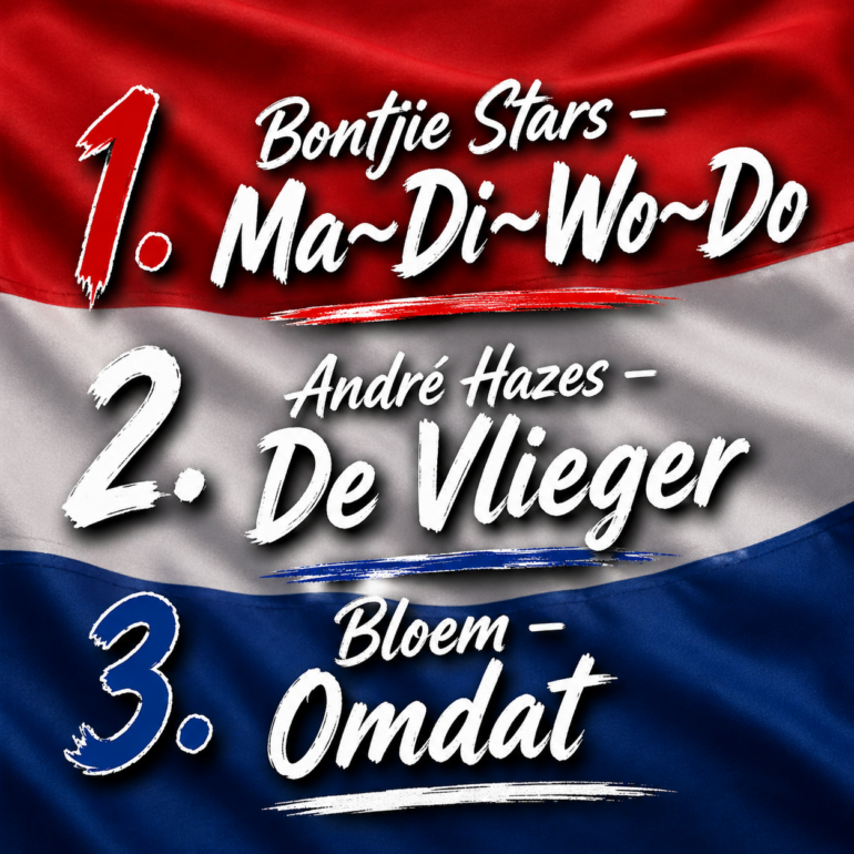 Nederpop Top 3 – 3  mei 2026