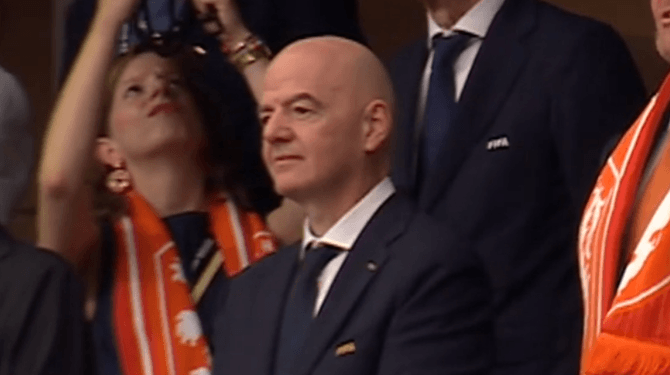 Infantino is een beetje uitgekeken op het WK nu er nog maar 32 landen meedoen