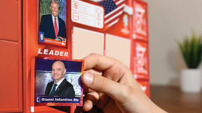 Panini-album WK 2026 bevat alleen plaatjes van Trump en Infantino