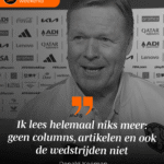 De Speld Sport Quote van het Weekend: Ronald Koeman