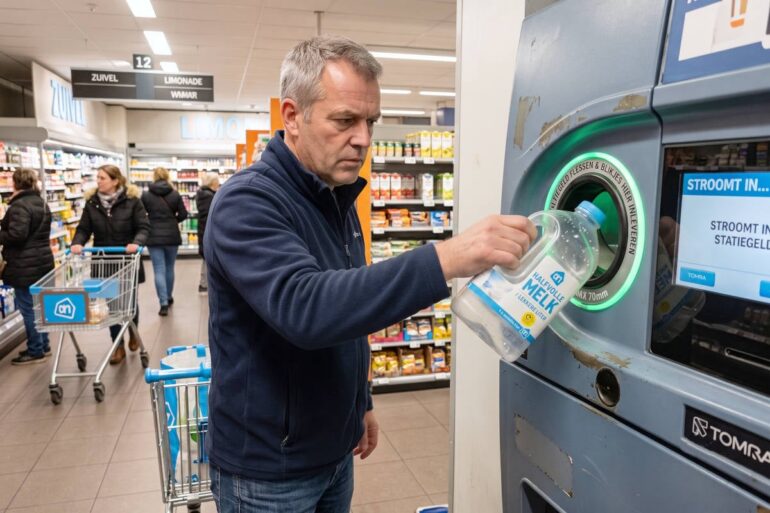 Minister wil statiegeld op afgedankte statiegeldautomaten