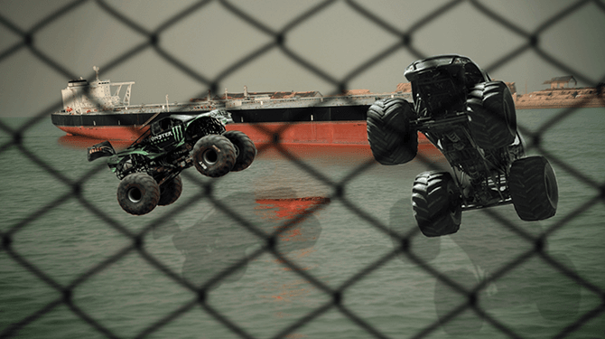 Straat van Hormuz feestelijk geopend met UFC-kooigevecht en monstertrucks