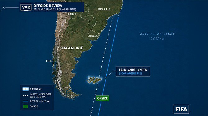 ​FIFA kent Falklandeilanden toe aan Argentinië