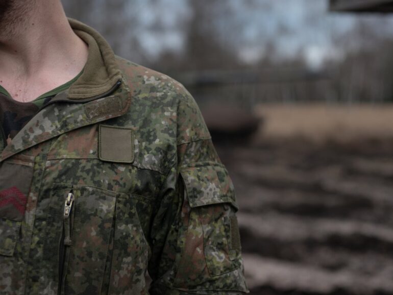 Militaire oefening in de omgeving van Bergeijk
