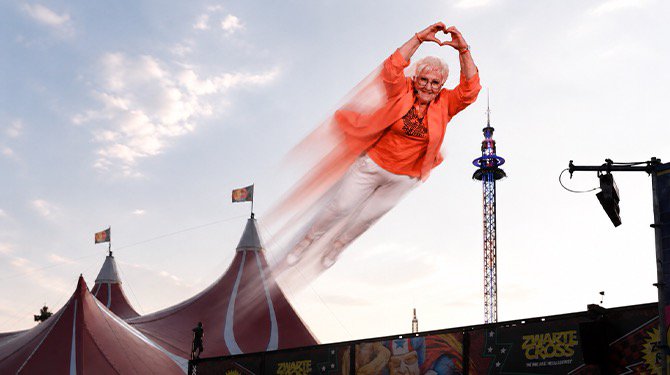 ​Orgel Joke vervangt gewond geraakte stuntman op Zwarte Cross