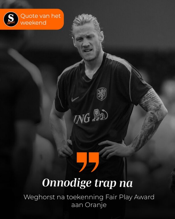 De Speld Sport Quote van het Weekend: Weghorst na toekenning Fair Play Award aan Oranje