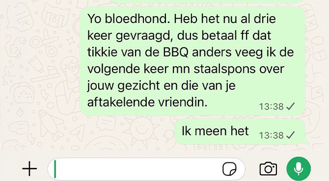 Gerben stuurt alleen nog maar onvriendelijke reminders