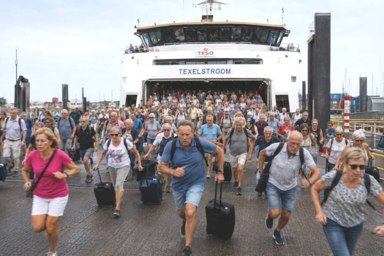 800 bootreizigers dringen Noord-Hollandse enclave Texel binnen