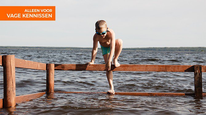 Rijkswaterstaat adviseert water eerst te proeven voordat je erin springt