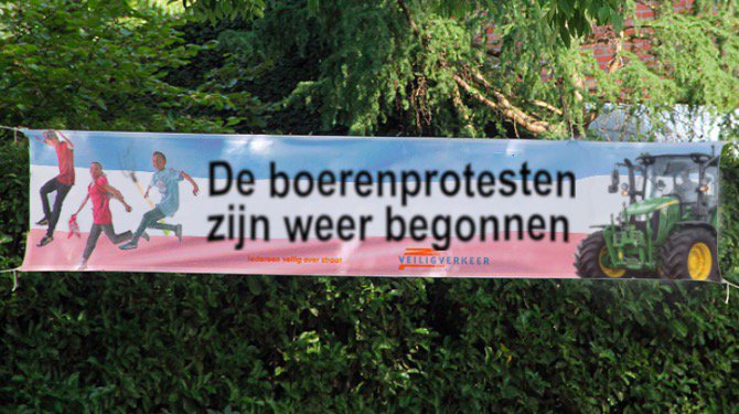 Let op: de boerenprotesten zijn weer begonnen