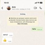 Appgesprek klaar want duimpje