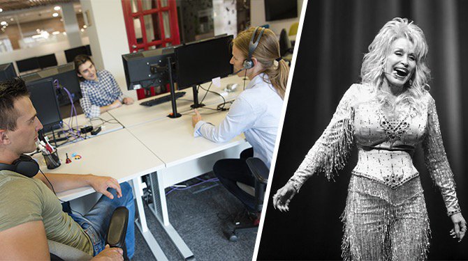 Ter ere van Dolly Parton werken vandaag miljoenen mensen van 9 tot 5