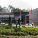 Xavi werd in cateringkarretje in het geheim de KNVB binnengereden