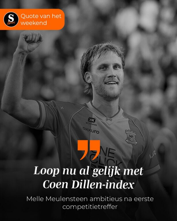 De Speld Sport Quote van het Weekend: Melle Meulensteen ambitieus na eerste competitietreffer