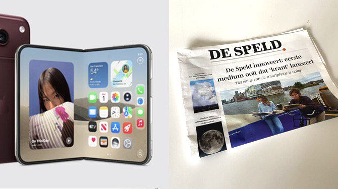 ​De Speld vergelijkt: iPhone Duo en De Speld Krant