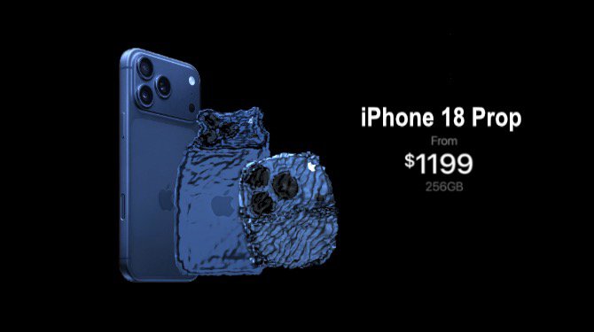 ​Na de vouwbare iPhone komt Apple met propbare iPhone voor alle proppers