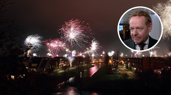 Oud & Nieuw voortaan gestaakt als iemand vuurwerk gooit
