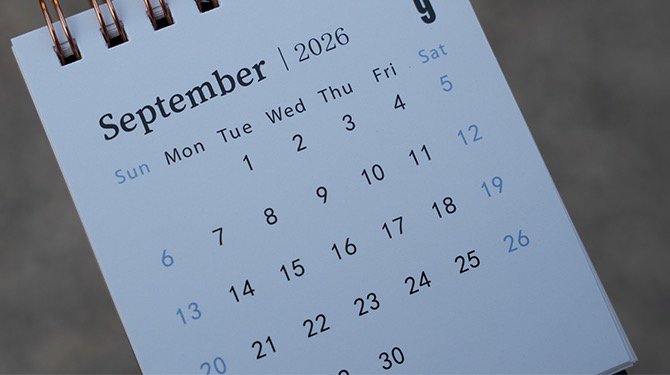 ​Het is weer de Week van 21 september tot 27 september