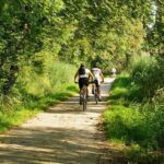 Afsluiting fietspad op de Cartierheide, tussen De Pals in Hapert en Herberg In Het Wilde Zwijn in Bergeijk